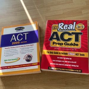 $5 or Free with bundle🎁 2005 and 2008 edition ACT books